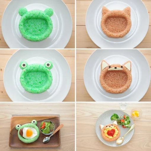 Animal Rice Mould Set for Curry