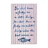 Catch of the Day Stripe Tea Towel
