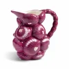 Ceramic Red Onion Jug, 1 Litre