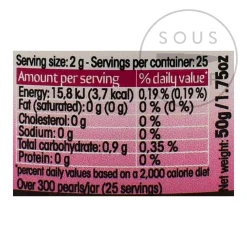 Christine Le Tennier Raspberry Flavour Pearls