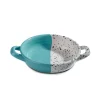 Colour Pop Enamel Frying Pan and Serving Dish, Turquoise, 16cm