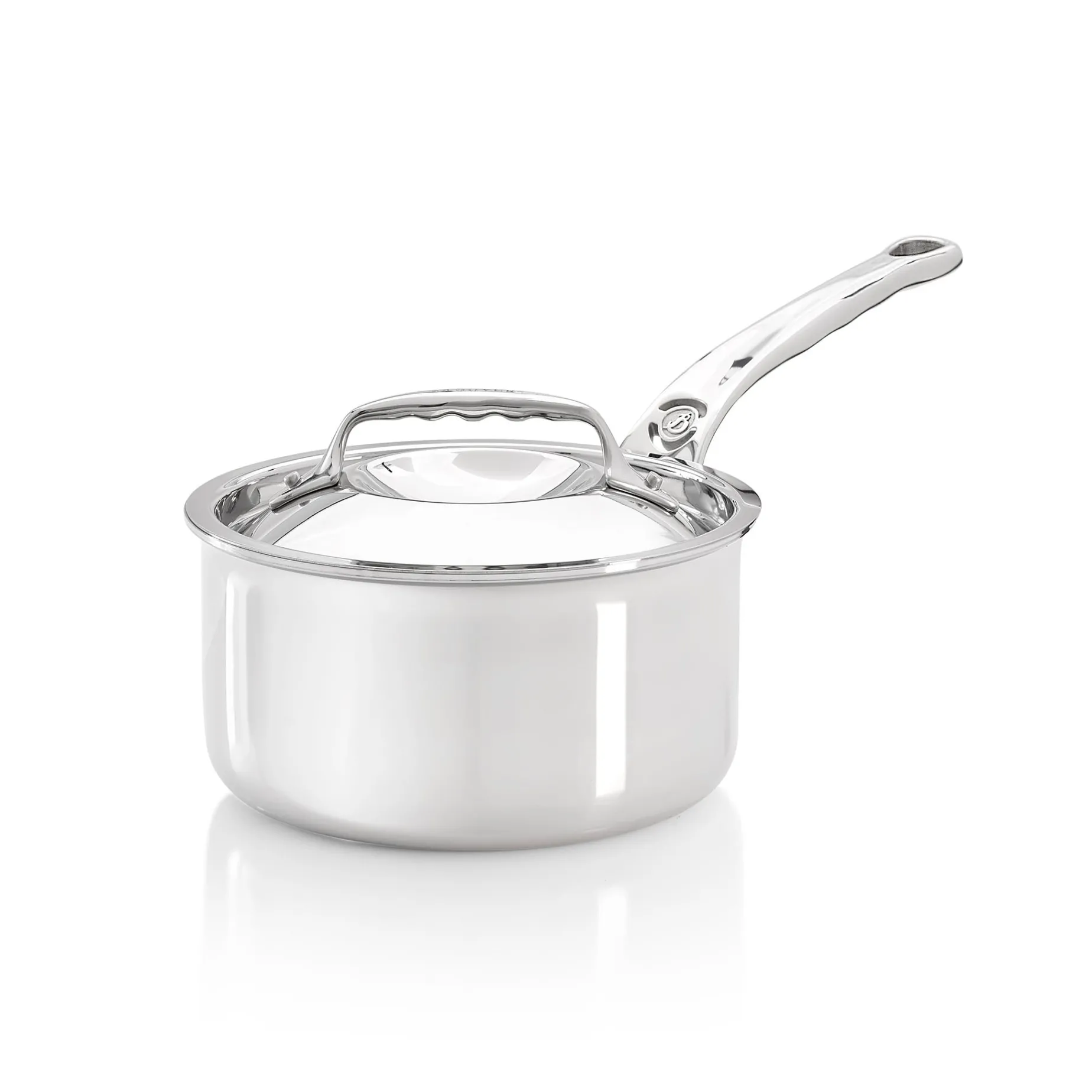 De Buyer Affinity Stainless Steel Saucepan with Lid