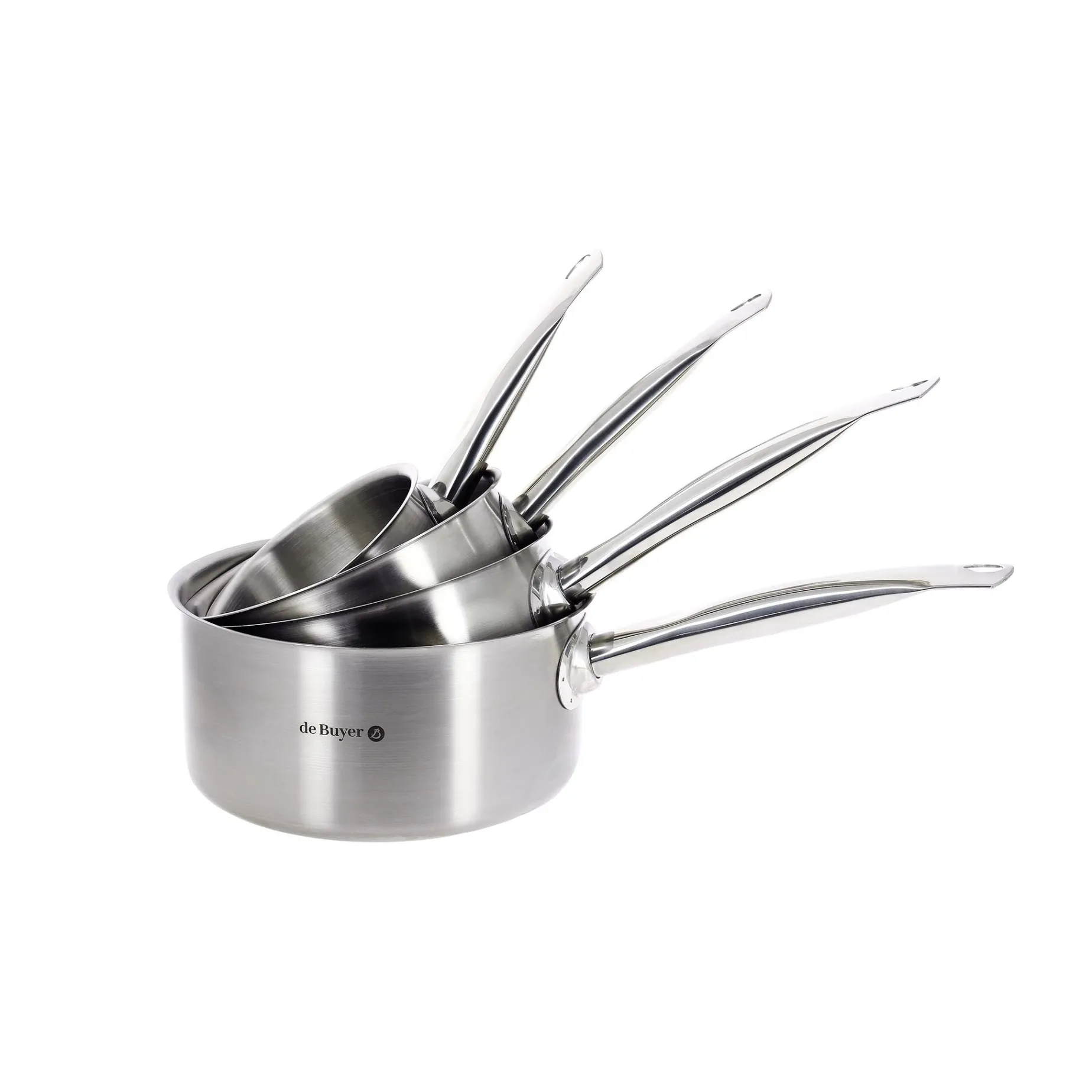 De Buyer Prim Appety Stainless Saucepan Set