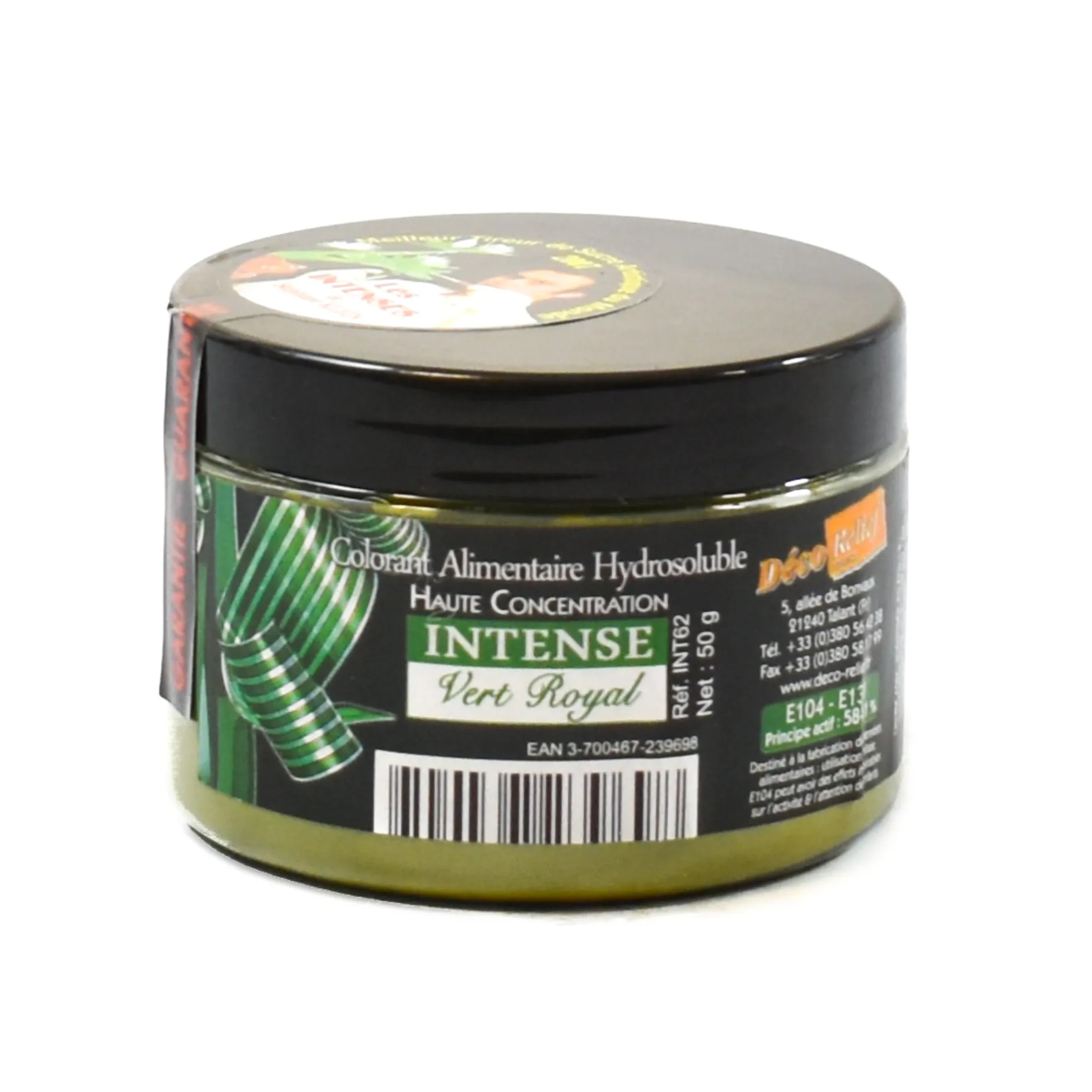 Deco Relief Intense Green Food Colour, 50g