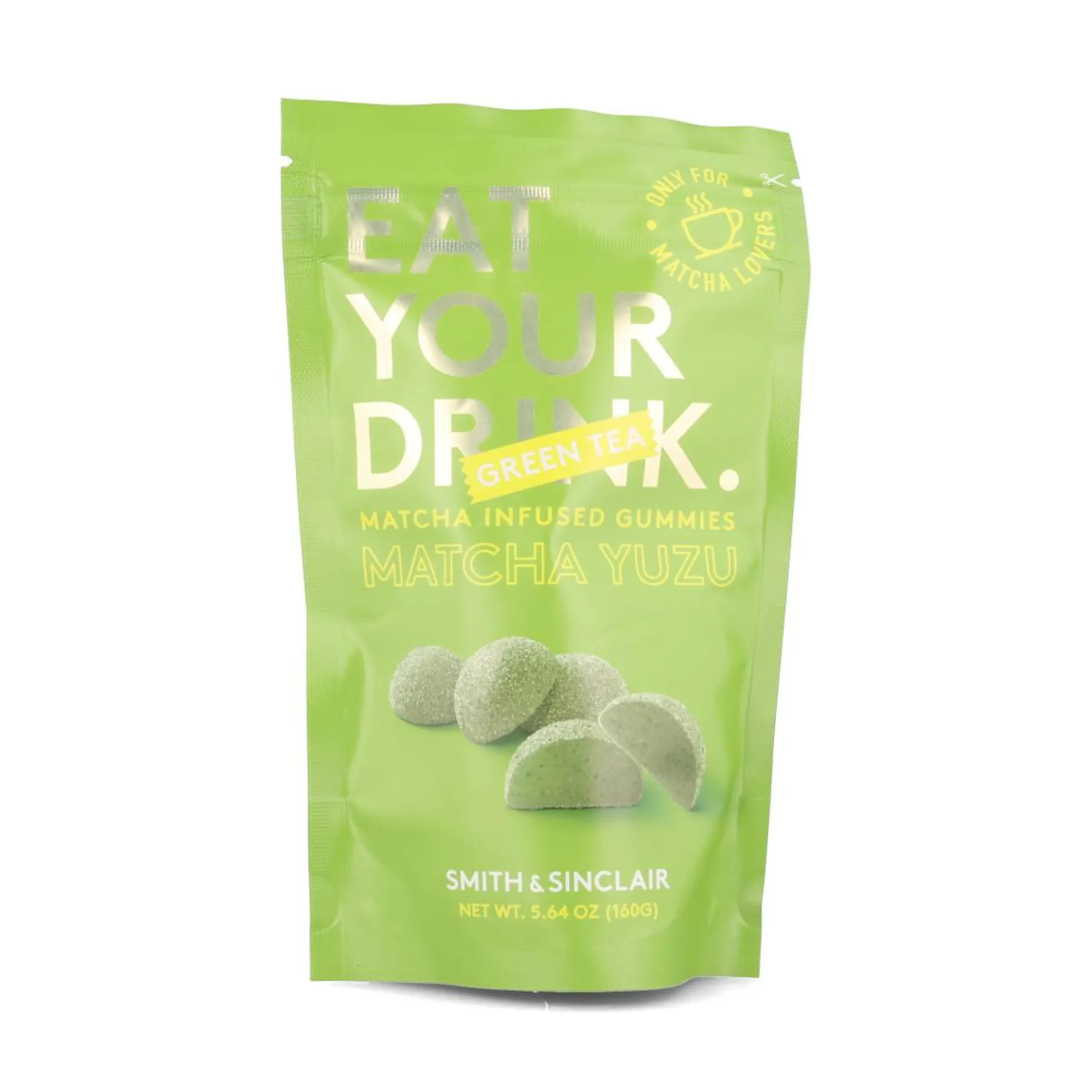 Eat Your Drink Caffeinated Matcha Yuzu Jelly Sweets, 160g