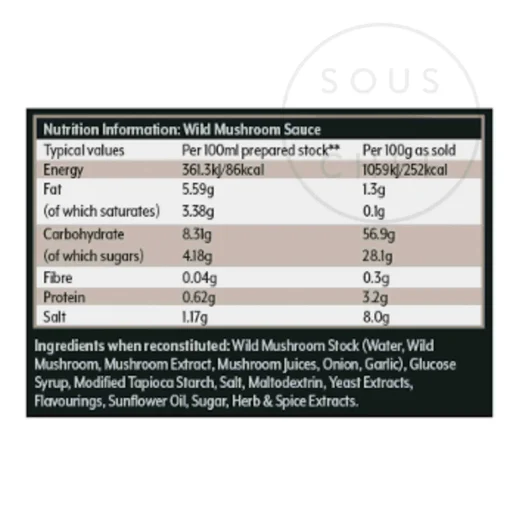 Essential Cuisine Savoury Wild Mushroom Sauce, 800g
