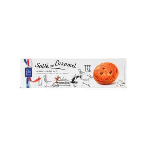 Filet Bleu Shortbread With Salted Butter Caramel, 125g
