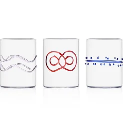 Ichendorf Milano Set of 6 Assorted Water Tumblers, Assorted Colours