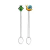Ichendorf Milano Snail and Frog Set of 2 Stirring Spoons, 15cm