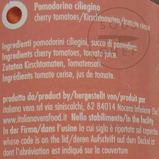 Italianavera Cherry Tomatoes in Botanical Tin, 400g
