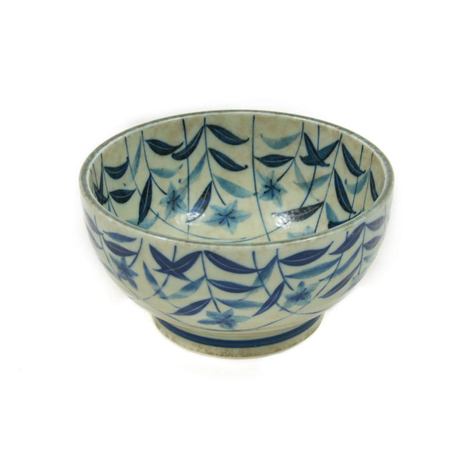 Kikyo Flower Ramen Bowl, 17cm dia x 9cm
