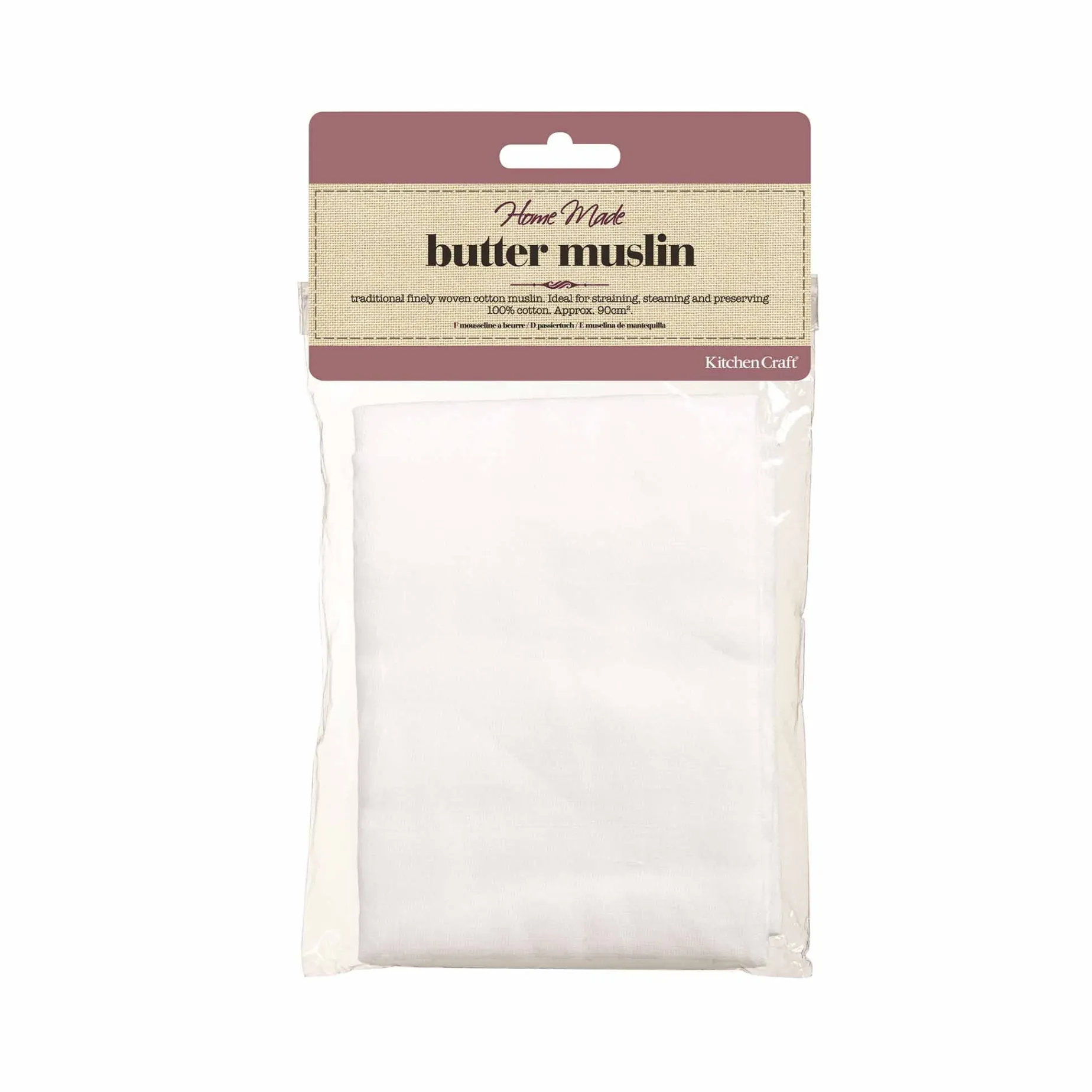 KitchenCraft Cook's Muslin Square, 90cm