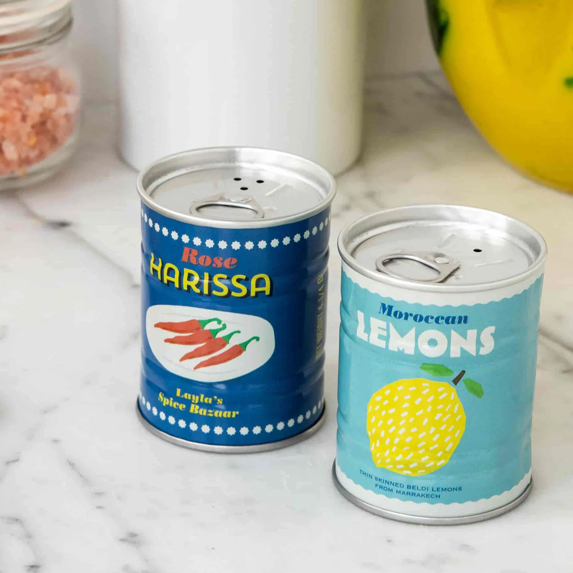 Lemon & Harissa Salt & Pepper Shaker Set