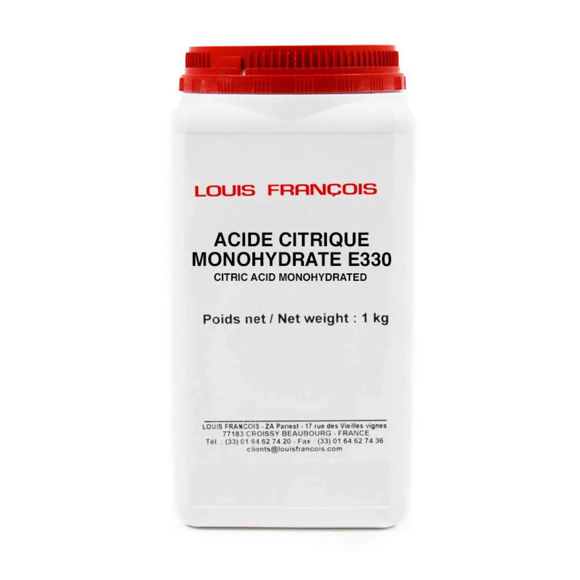 Louis Francois Citric Acid Powder, 1kg