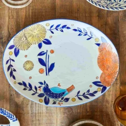 Lynna Floral Serving Plate, 34cm