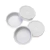 Masontops Wide Mouth Tough Tops, White Set of 4