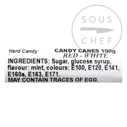 No 6 Candy Cane Lane - Giant Candy Cane, 100g