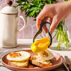 Set of 2 Dreamfarm Yellow Flegg Silicone Egg Rings