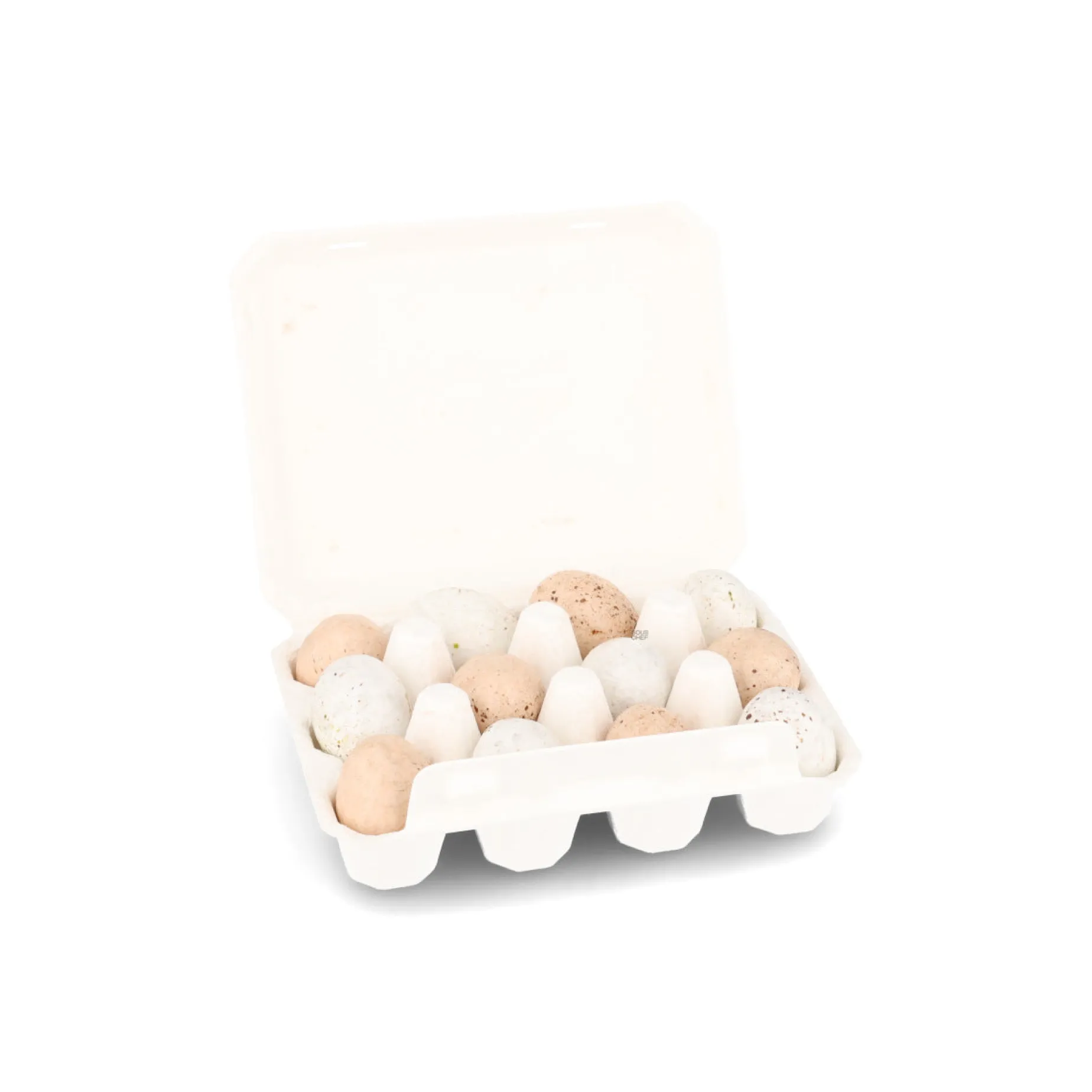 The Chocolate Detective 12 Song Thrush Chocolate Eggs, 150g