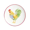 The Platera Manolo Rooster Porcelain Side Plate, 21cm