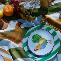 The Platera Manolo Rooster Porcelain Side Plate, 21cm