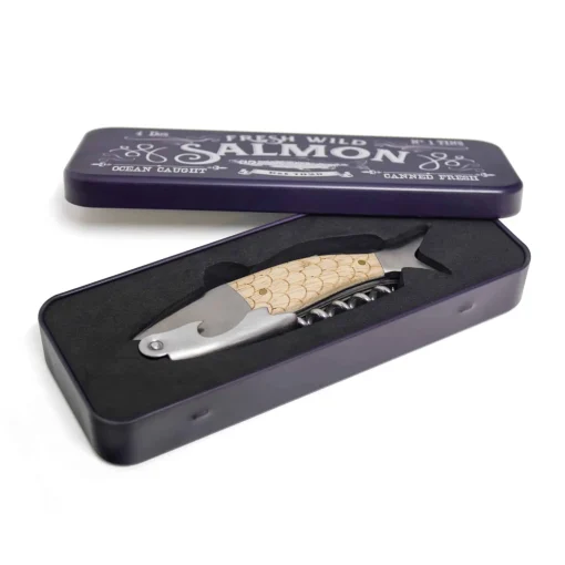 Wild Salmon in a Tin Corkscrew