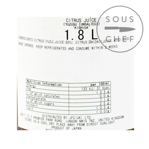 Yuzu Juice 1.8L